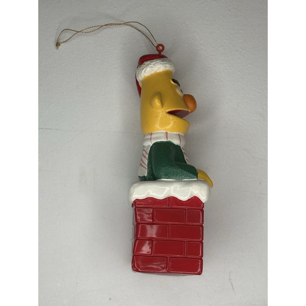 Vtg Sesame Street Christmas Ornament Bert In The Chimney - Picture 2 of 7